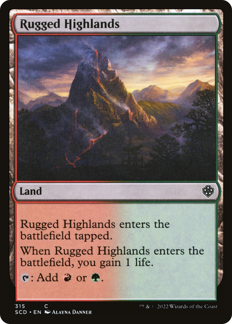 Rugged Highlands [Starter Commander Decks] | Tacoma Games