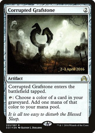 Corrupted Grafstone [Shadows over Innistrad Promos] | Tacoma Games