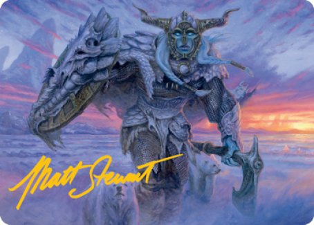 Frost Giant Art Card (Gold-Stamped Signature) [Dungeons & Dragons: Adventures in the Forgotten Realms Art Series] | Tacoma Games