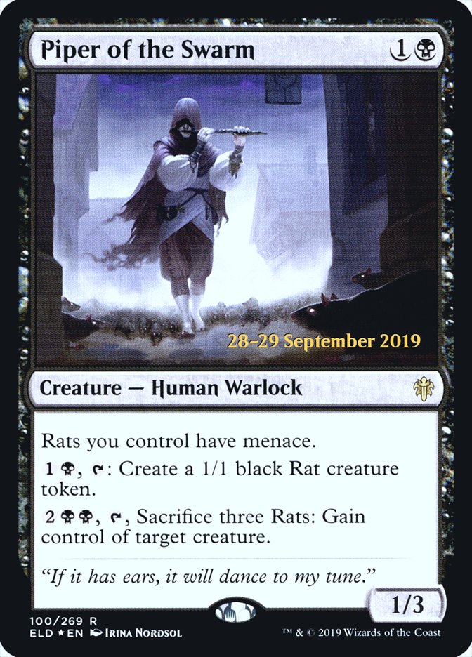 Piper of the Swarm  [Throne of Eldraine Prerelease Promos] | Tacoma Games
