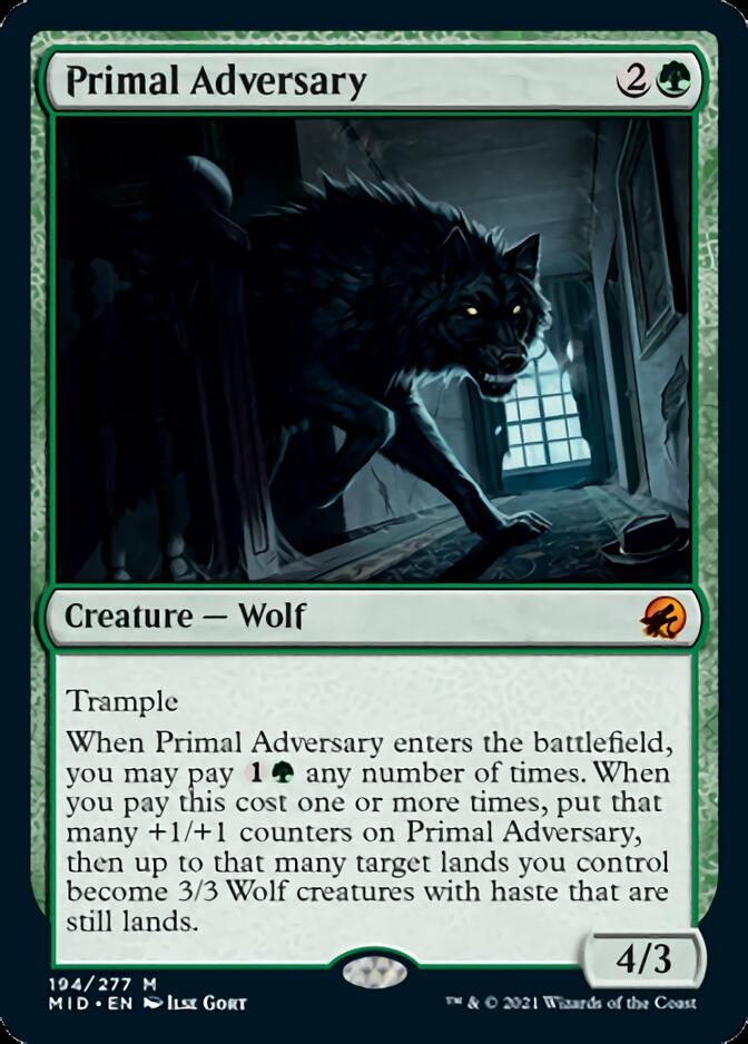 Primal Adversary [Innistrad: Midnight Hunt] | Tacoma Games