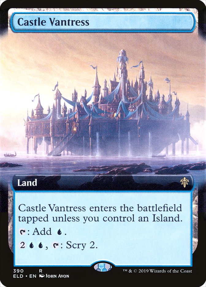 Castle Vantress (Extended Art) [Throne of Eldraine] | Tacoma Games