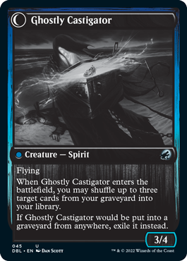 Covetous Castaway // Ghostly Castigator [Innistrad: Double Feature] | Tacoma Games