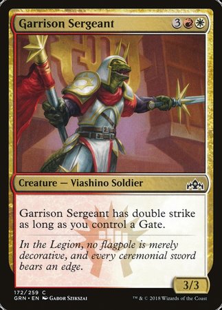 Garrison Sergeant [Guilds of Ravnica] | Tacoma Games