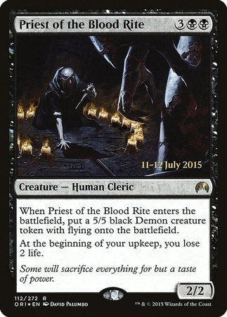 Priest of the Blood Rite [Magic Origins Promos] | Tacoma Games