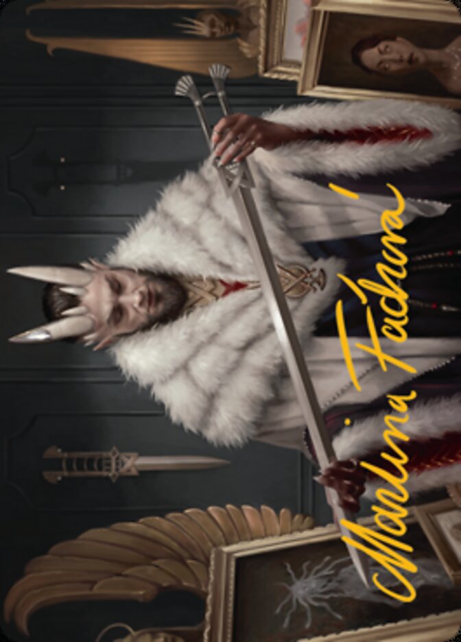 Lord Xander, the Collector Art Card (Gold-Stamped Signature) [Streets of New Capenna Art Series] | Tacoma Games