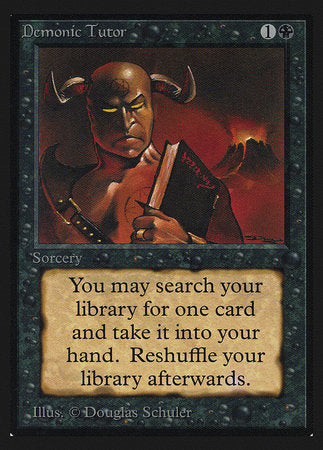 Demonic Tutor (IE) [Intl. Collectors’ Edition] | Tacoma Games