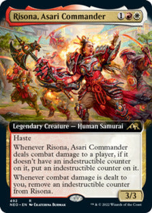 Risona, Asari Commander (Extended) [Kamigawa: Neon Dynasty] | Tacoma Games