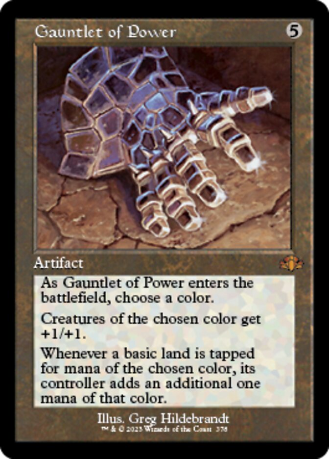 Gauntlet of Power (Retro) [Dominaria Remastered] | Tacoma Games