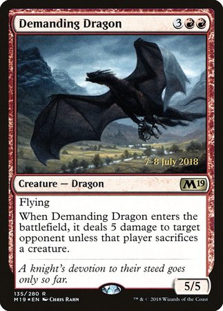 Demanding Dragon [Core Set 2019 Promos] | Tacoma Games