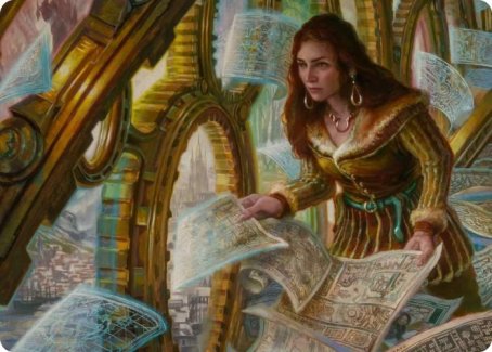 Cartographer's Survey Art Card [Innistrad: Crimson Vow Art Series] | Tacoma Games