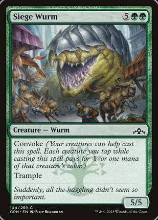 Siege Wurm [Guilds of Ravnica] | Tacoma Games