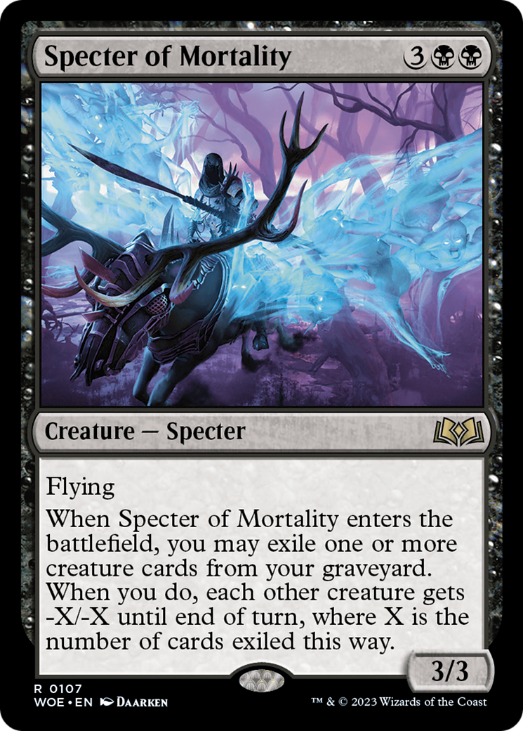 Specter of Mortality [Wilds of Eldraine] | Tacoma Games
