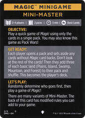 Mini-Master (Magic Minigame) [Commander Legends: Battle for Baldur's Gate Minigame] | Tacoma Games