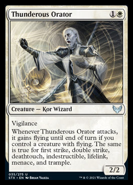Thunderous Orator [Strixhaven: School of Mages] | Tacoma Games