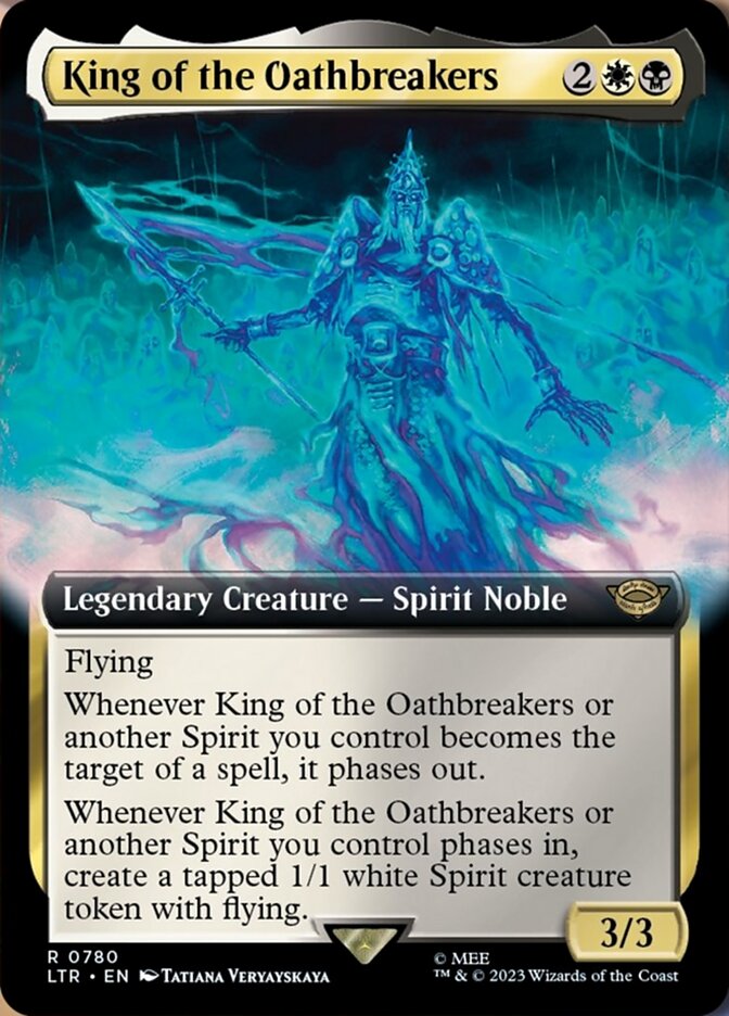 King of the Oathbreakers (Extended Art) (Surge Foil) [The Lord of the Rings: Tales of Middle-Earth] | Tacoma Games