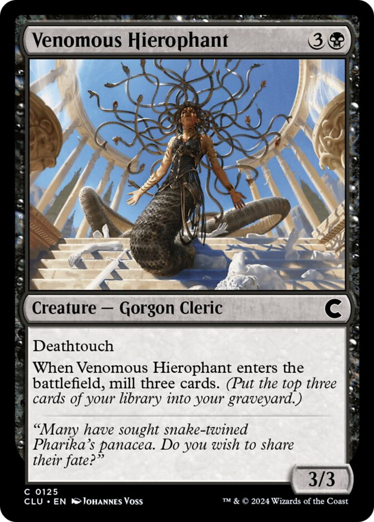 Venomous Hierophant [Ravnica: Clue Edition] | Tacoma Games