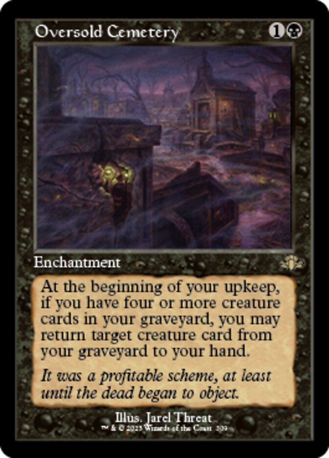 Oversold Cemetery (Retro) [Dominaria Remastered] | Tacoma Games