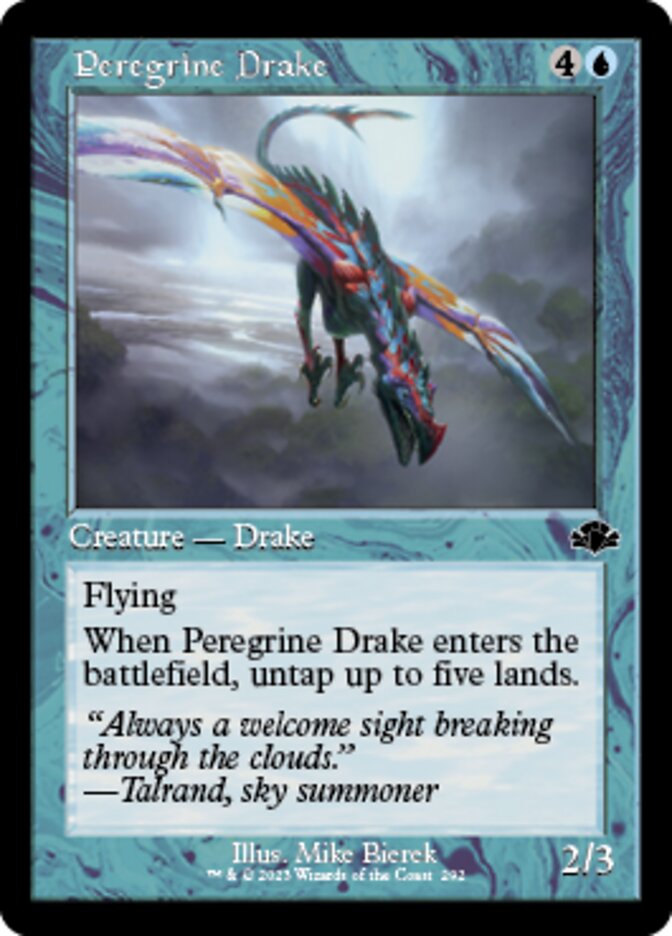 Peregrine Drake (Retro) [Dominaria Remastered] | Tacoma Games