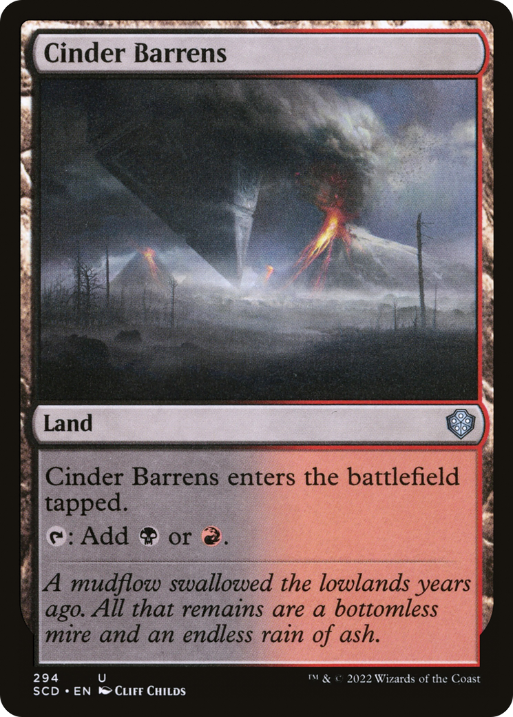 Cinder Barrens [Starter Commander Decks] | Tacoma Games