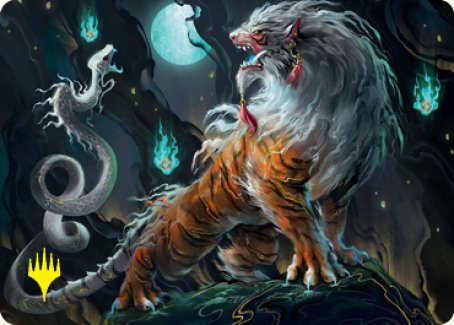 Gloomshrieker Art Card (Gold-Stamped Signature) [Kamigawa: Neon Dynasty Art Series] | Tacoma Games