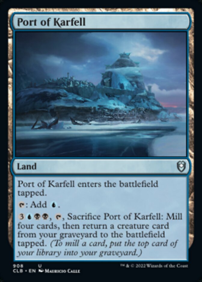 Port of Karfell [Commander Legends: Battle for Baldur's Gate] | Tacoma Games
