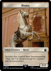 Horse // Clue (0022) Double-Sided Token [Doctor Who Tokens] | Tacoma Games