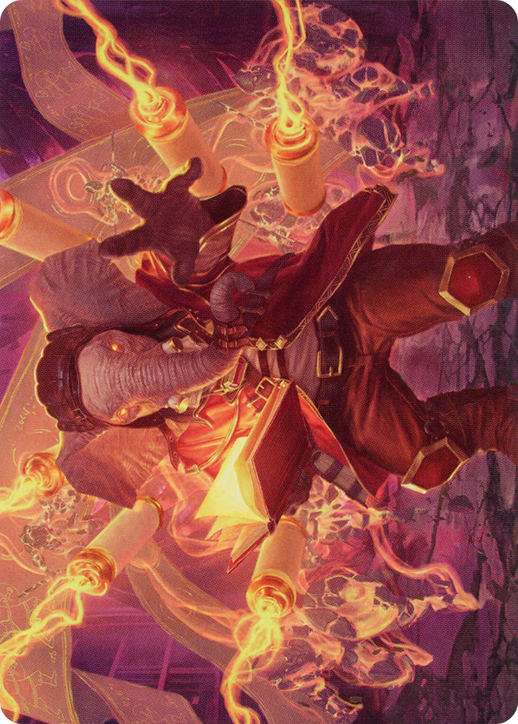 Quintorius, Loremaster Art Card (52) [March of the Machine Art Series] | Tacoma Games