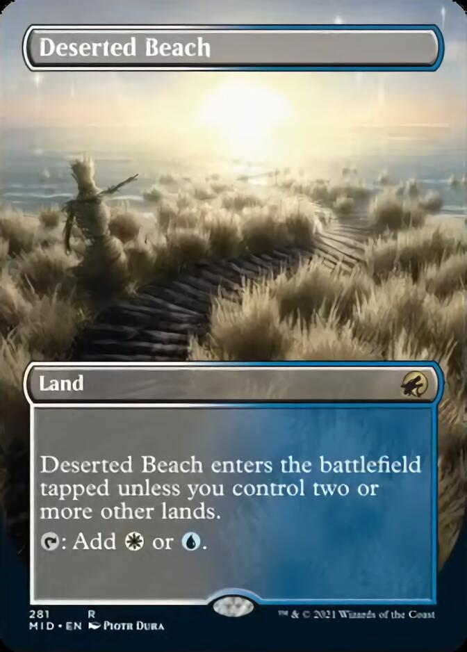 Deserted Beach (Borderless) [Innistrad: Midnight Hunt] | Tacoma Games