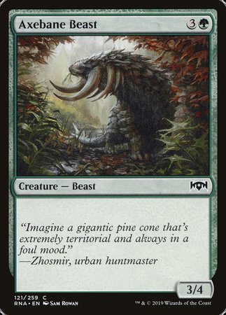 Axebane Beast [Ravnica Allegiance] | Tacoma Games