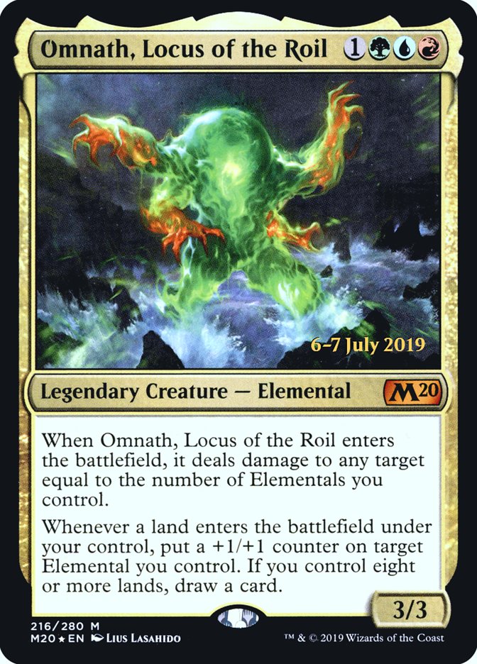 Omnath, Locus of the Roil  [Core Set 2020 Prerelease Promos] | Tacoma Games