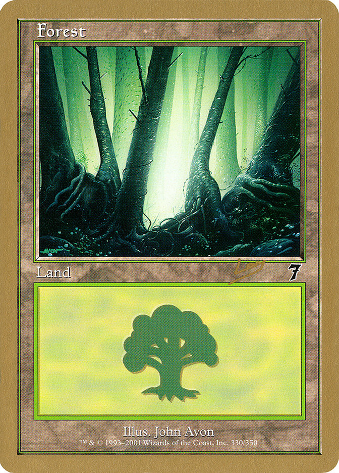 Forest (rl330) (Raphael Levy) [World Championship Decks 2002] | Tacoma Games