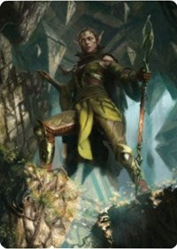 Nissa of Shadowed Boughs 1 Art Card [Zendikar Rising Art Series] | Tacoma Games