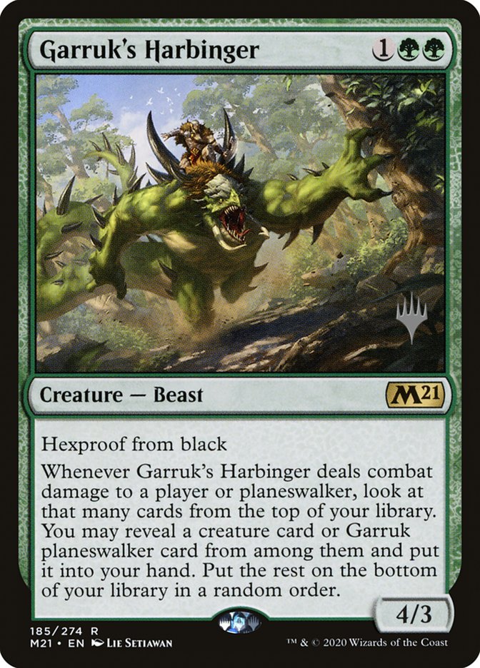 Garruk's Harbinger (Promo Pack) [Core Set 2021 Promos] | Tacoma Games