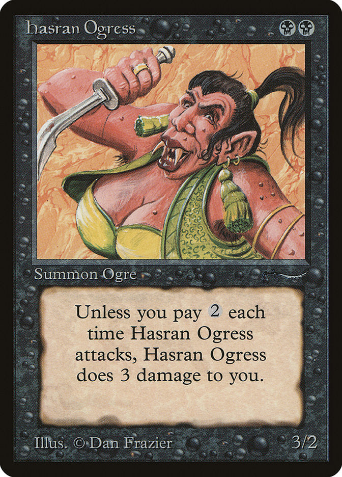 Hasran Ogress (Light Mana Cost) [Arabian Nights] | Tacoma Games