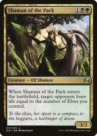 Shaman of the Pack [Magic Origins] | Tacoma Games