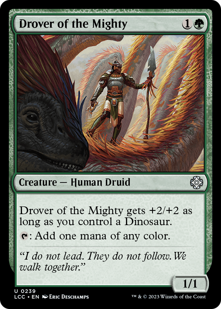 Drover of the Mighty [The Lost Caverns of Ixalan Commander] | Tacoma Games