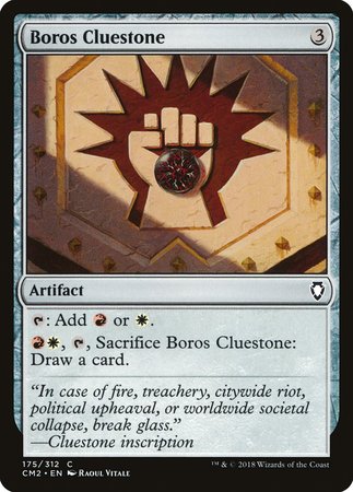 Boros Cluestone [Commander Anthology Volume II] | Tacoma Games