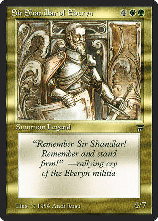 Sir Shandlar of Eberyn [Legends] | Tacoma Games