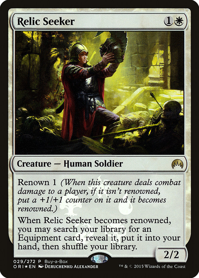 Relic Seeker (Buy-A-Box) [Magic Origins Promos] | Tacoma Games