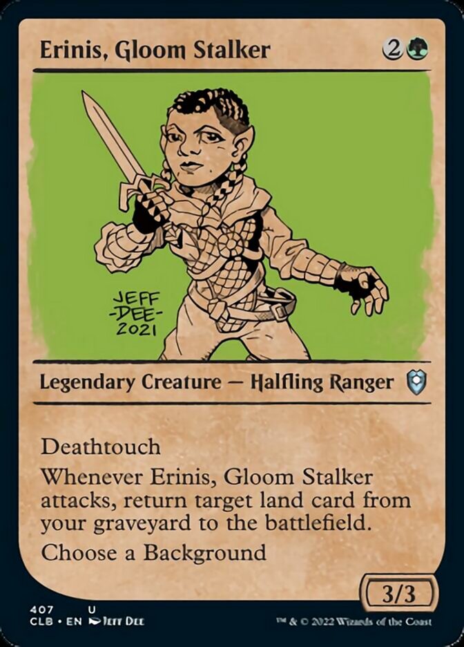 Erinis, Gloom Stalker (Showcase) [Commander Legends: Battle for Baldur's Gate] | Tacoma Games