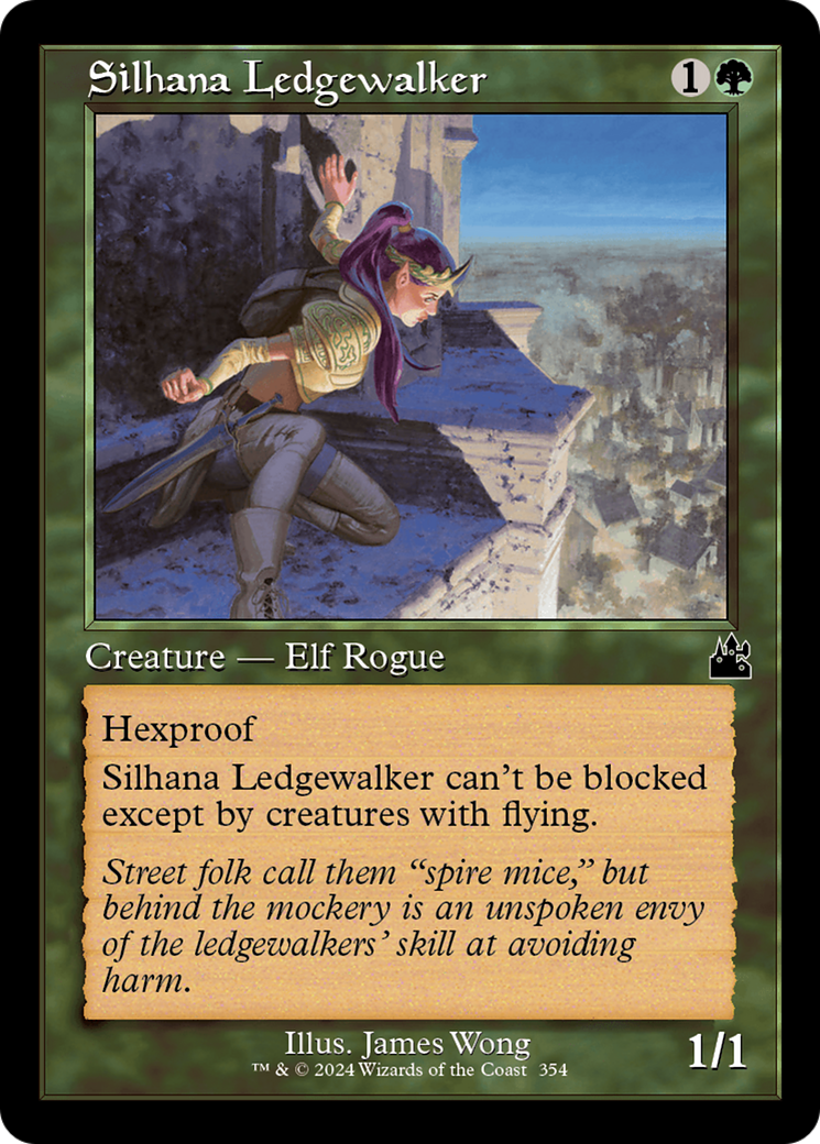 Silhana Ledgewalker (Retro Frame) [Ravnica Remastered] | Tacoma Games