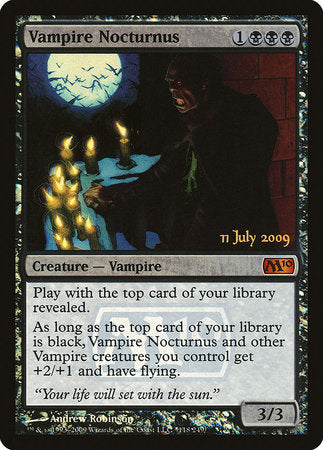 Vampire Nocturnus [Magic 2010 Promos] | Tacoma Games