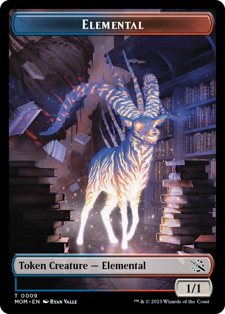 Elemental (9) // Phyrexian Hydra (12) Double-Sided Token [March of the Machine Tokens] | Tacoma Games