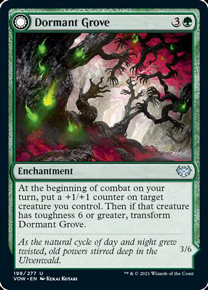 Dormant Grove // Gnarled Grovestrider [Innistrad: Crimson Vow] | Tacoma Games