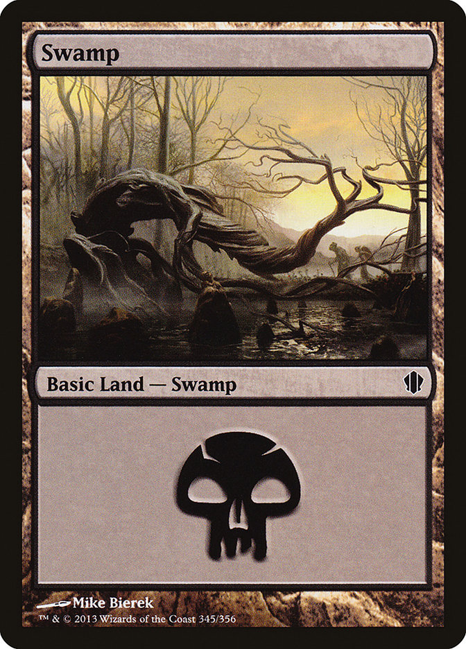 Swamp (345) [Commander 2013] | Tacoma Games