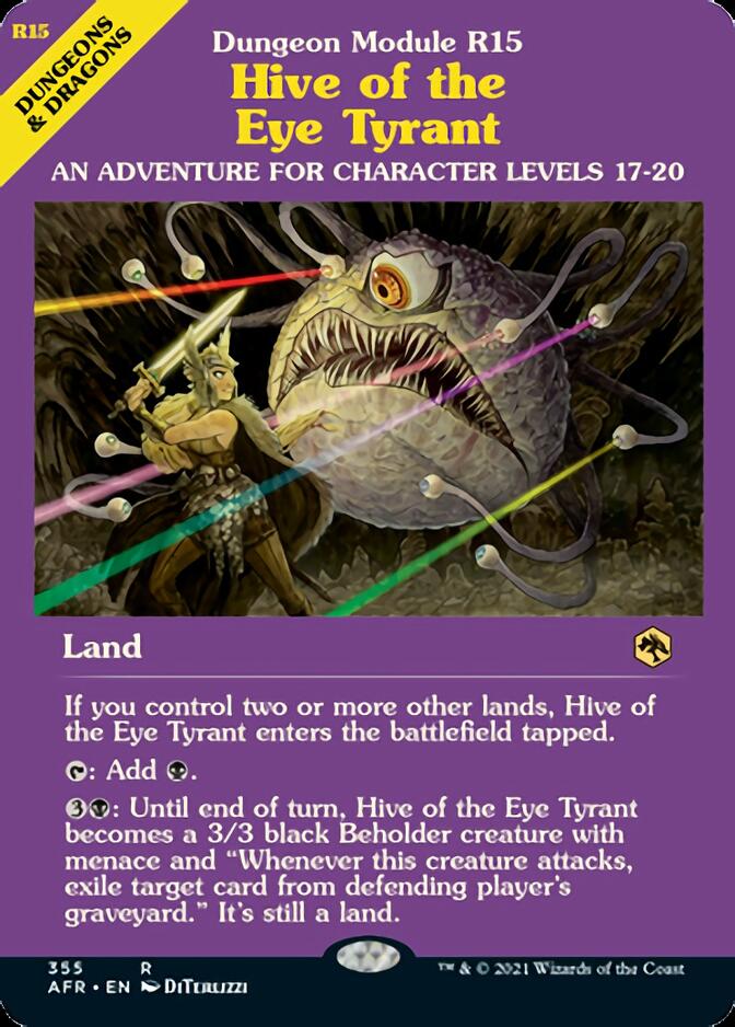 Hive of the Eye Tyrant (Dungeon Module) [Dungeons & Dragons: Adventures in the Forgotten Realms] | Tacoma Games