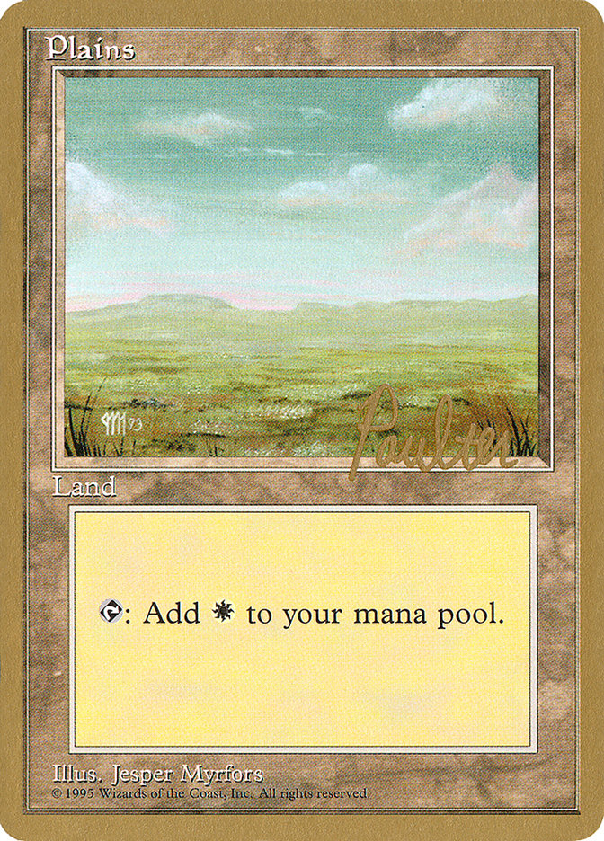 Plains (pp364) (Preston Poulter) [Pro Tour Collector Set] | Tacoma Games