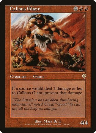 Callous Giant [Invasion] | Tacoma Games