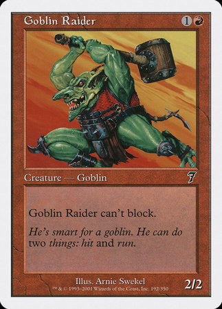 Goblin Raider [Seventh Edition] | Tacoma Games